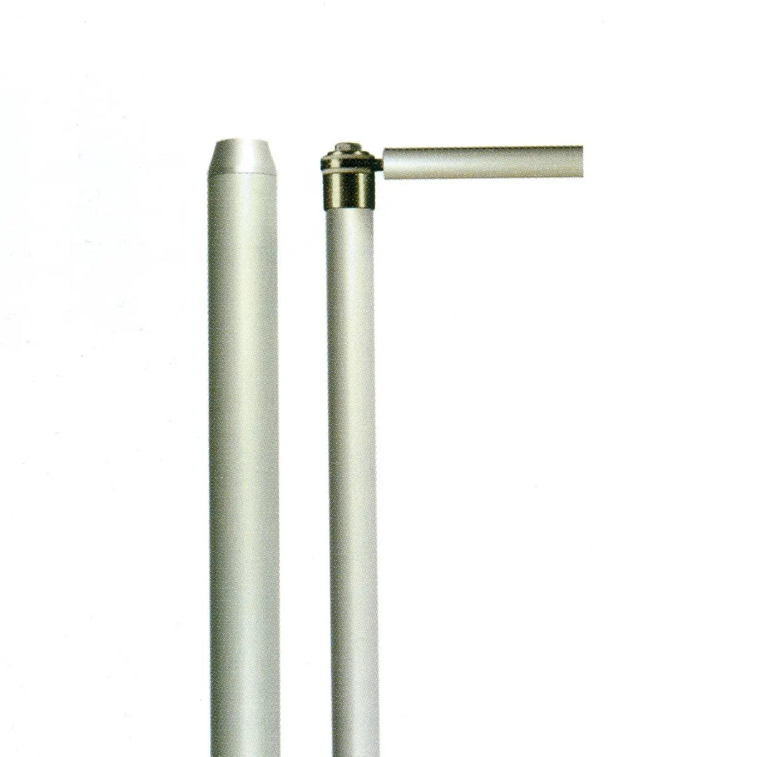 Asta per esterno Ø 50/32 - due sezioni con braccio girevole