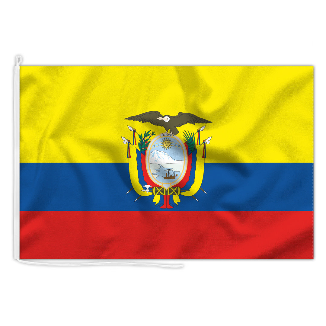 Bandiera ECUADOR disponibile in diverse dimensioni