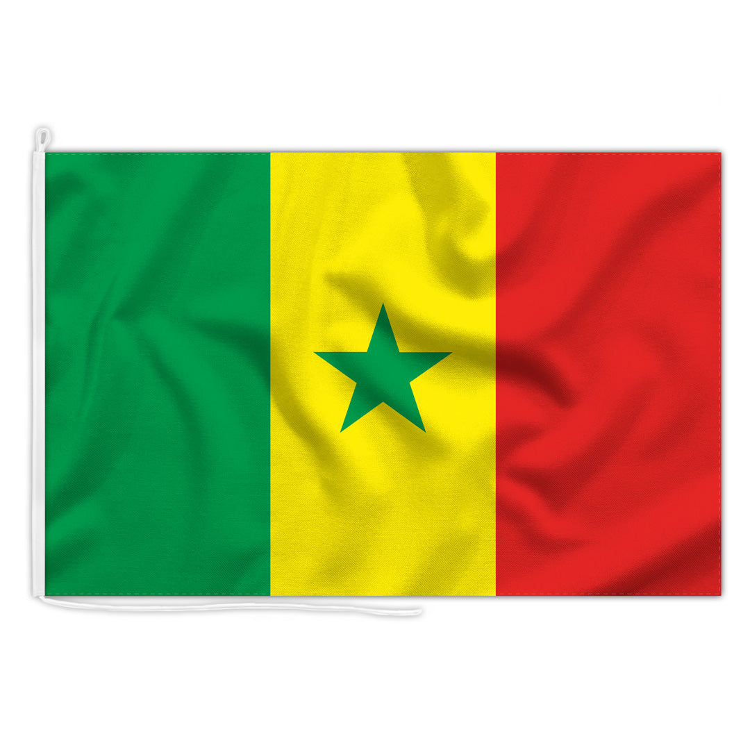 Bandiera Senegal 150 x 90 cmFumogeni e accessori per il tifo