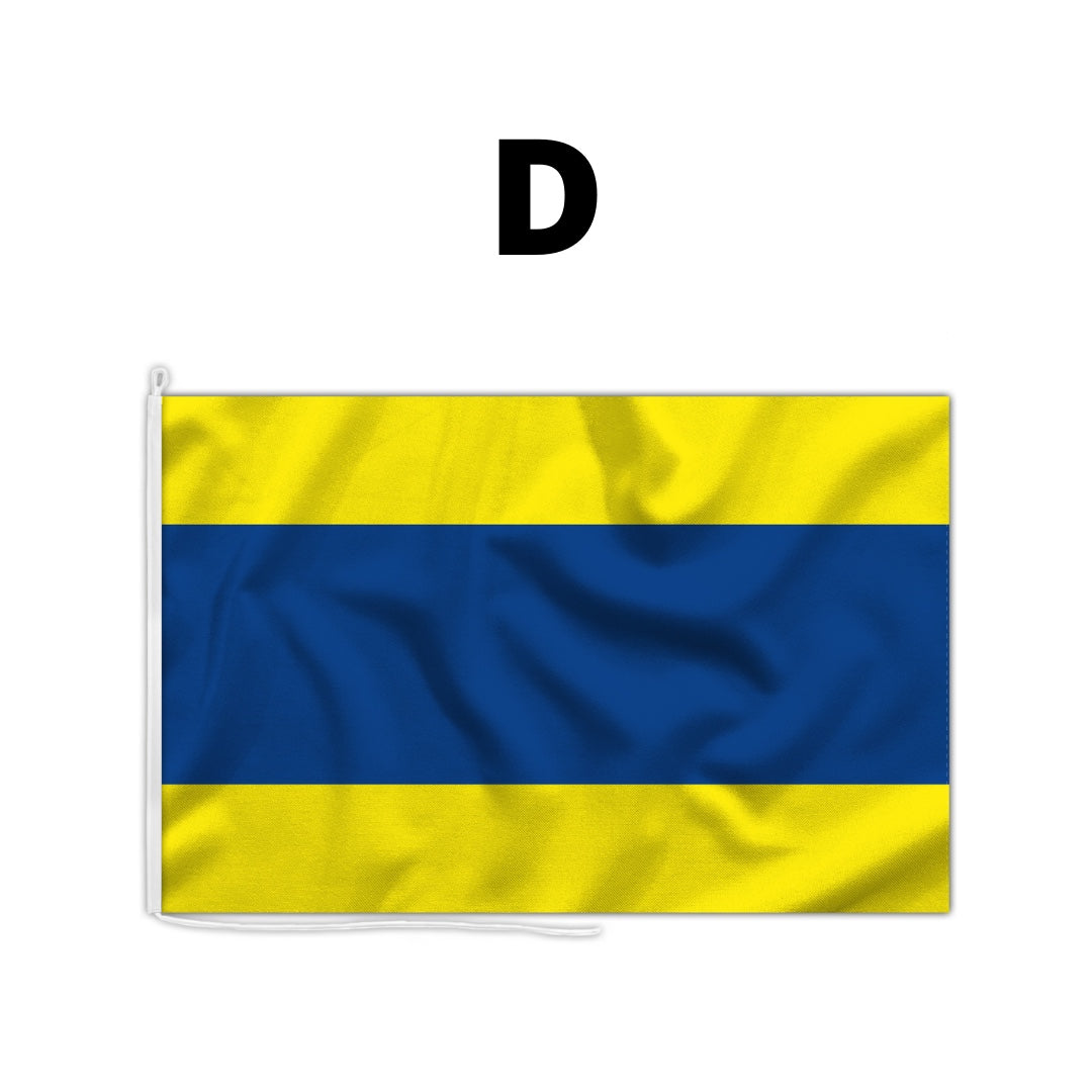 Bandiera LETTERA D