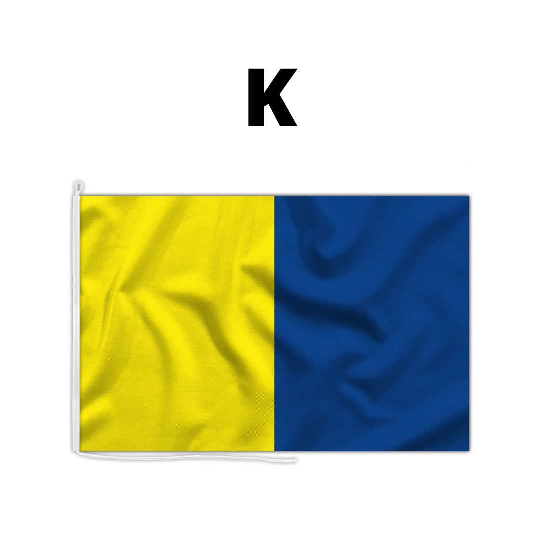 Bandiera LETTERA K