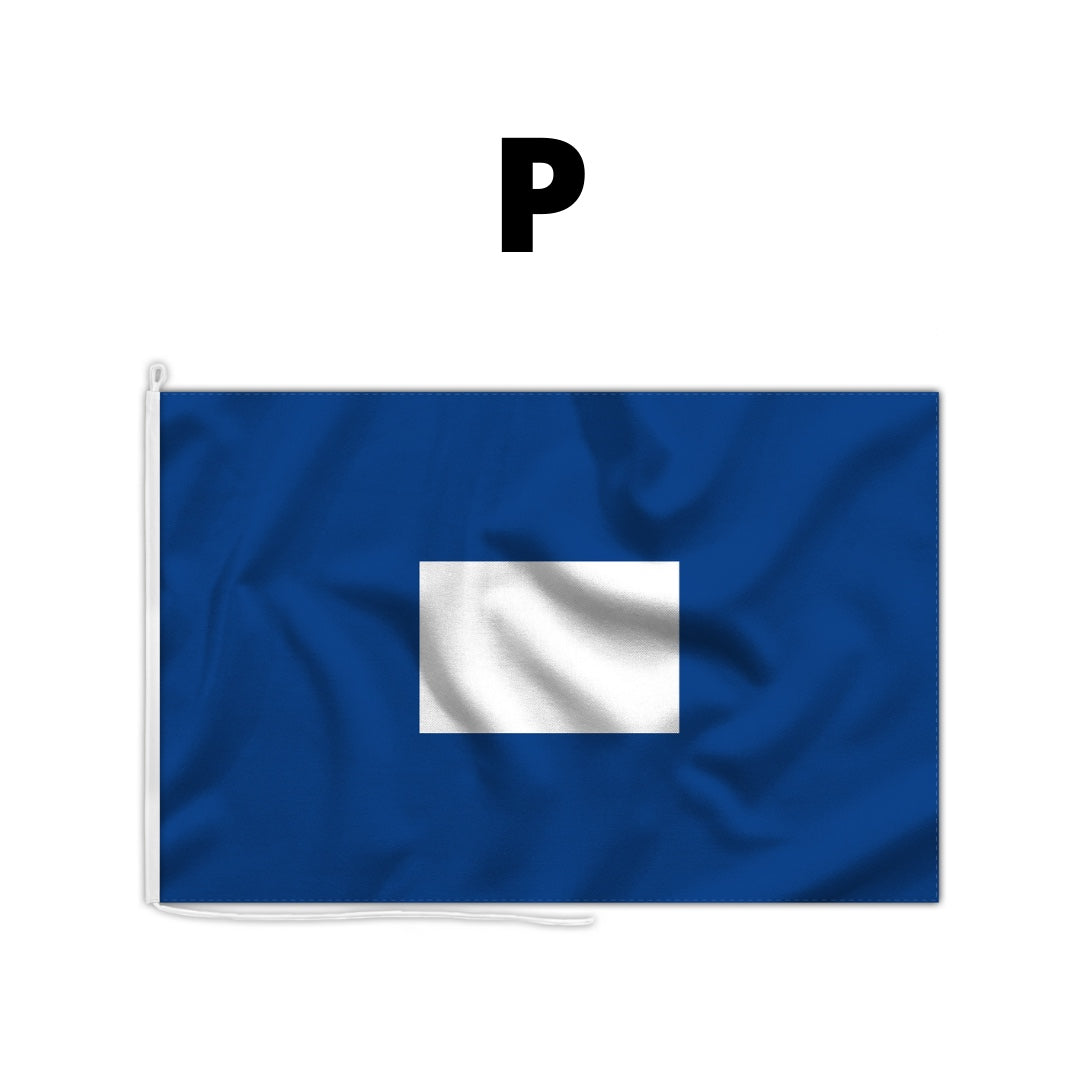 Bandiera LETTERA P