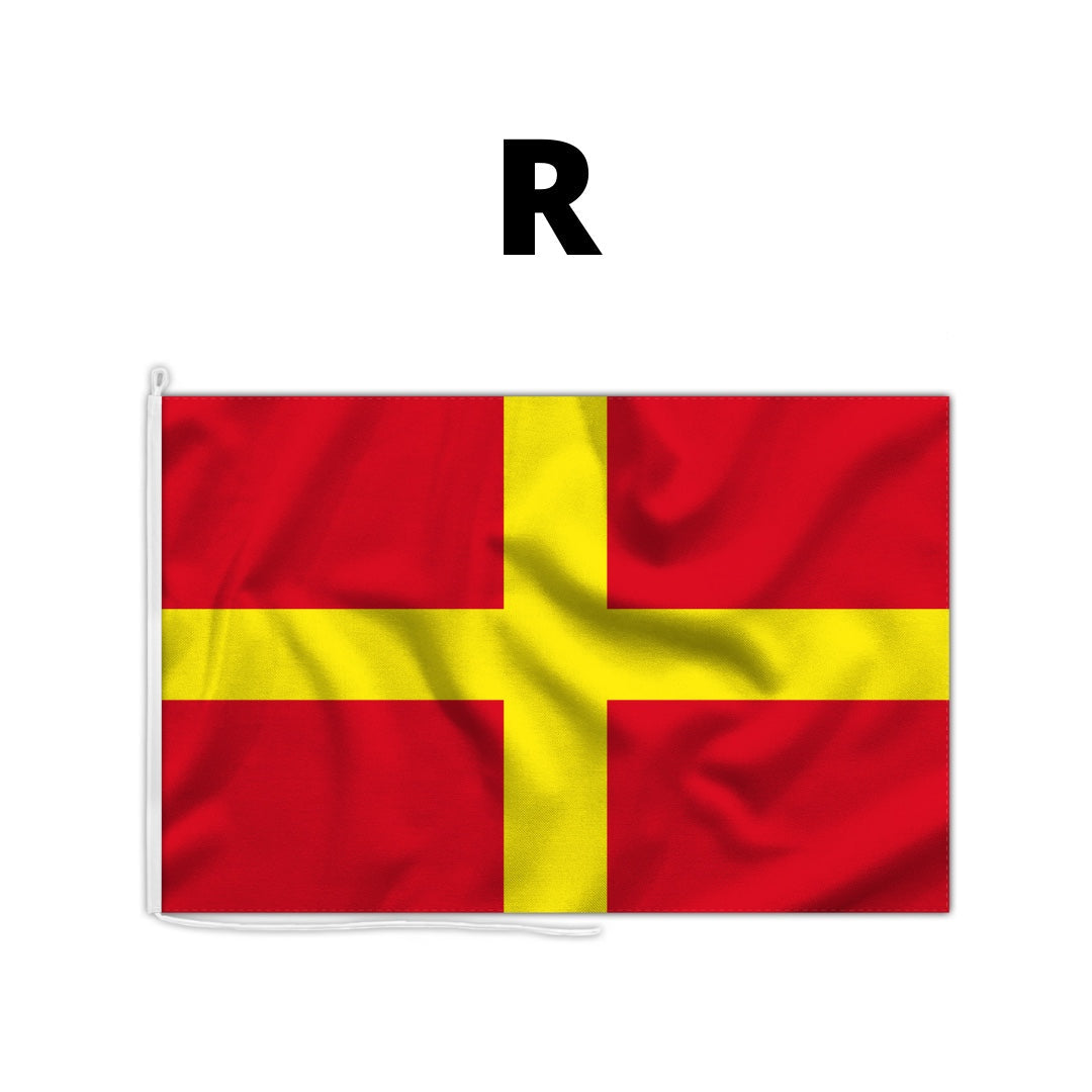 Bandiera LETTERA R