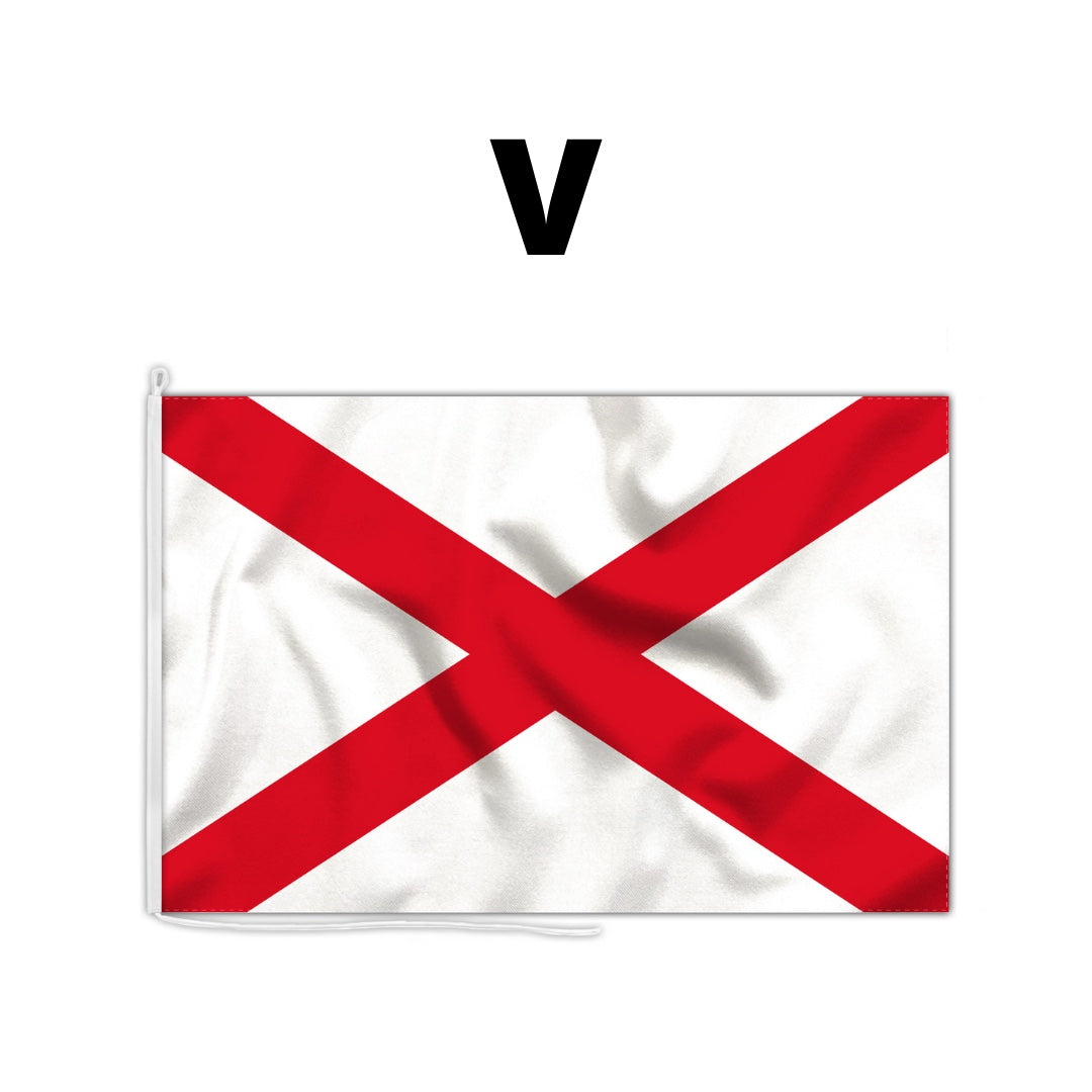 Bandiera LETTERA V