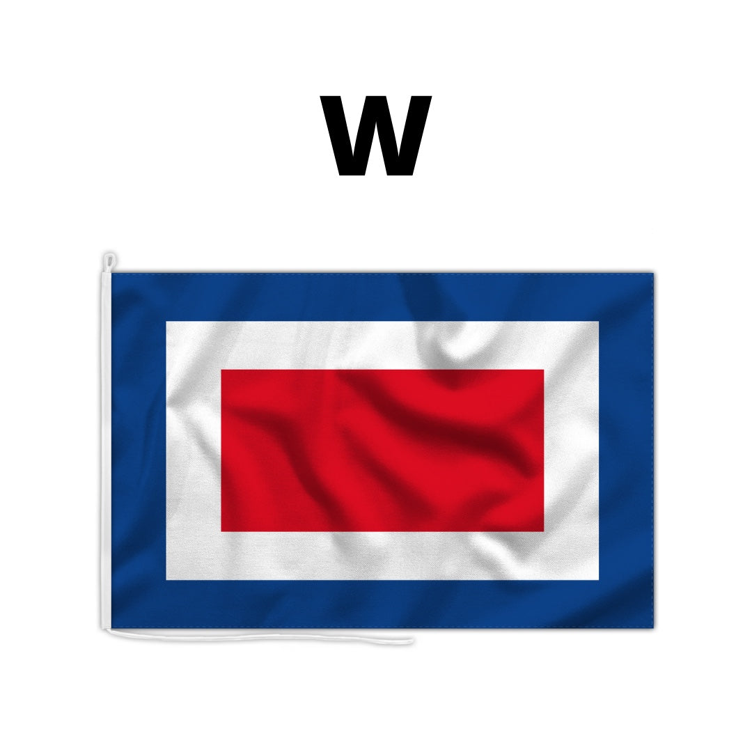 Bandiera LETTERA W