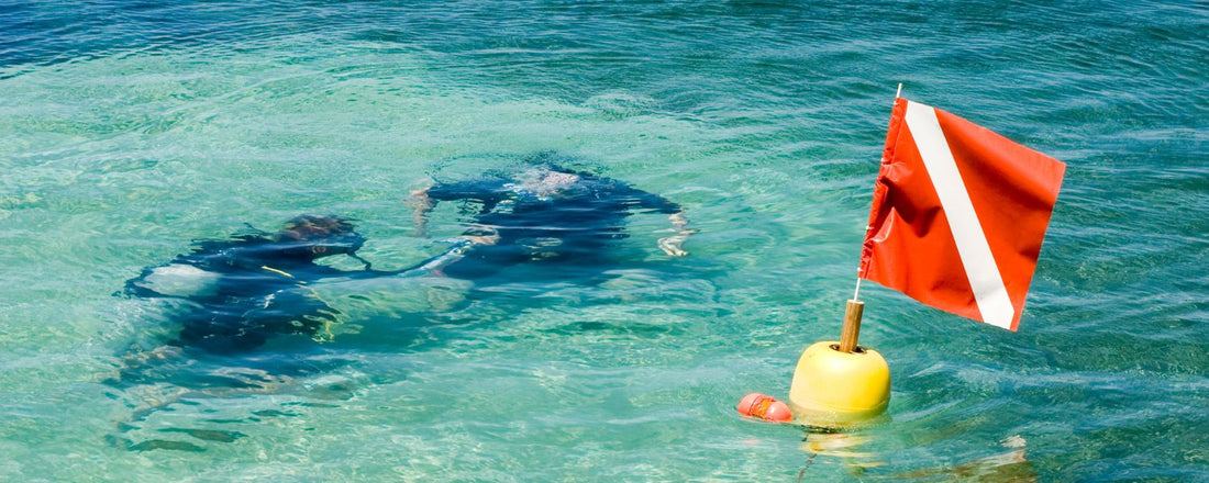 Bandiere per le immersioni