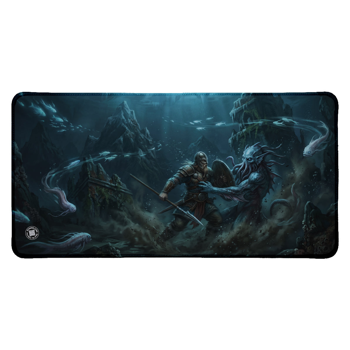 Epic sea battle - Desk Mat Fantasy