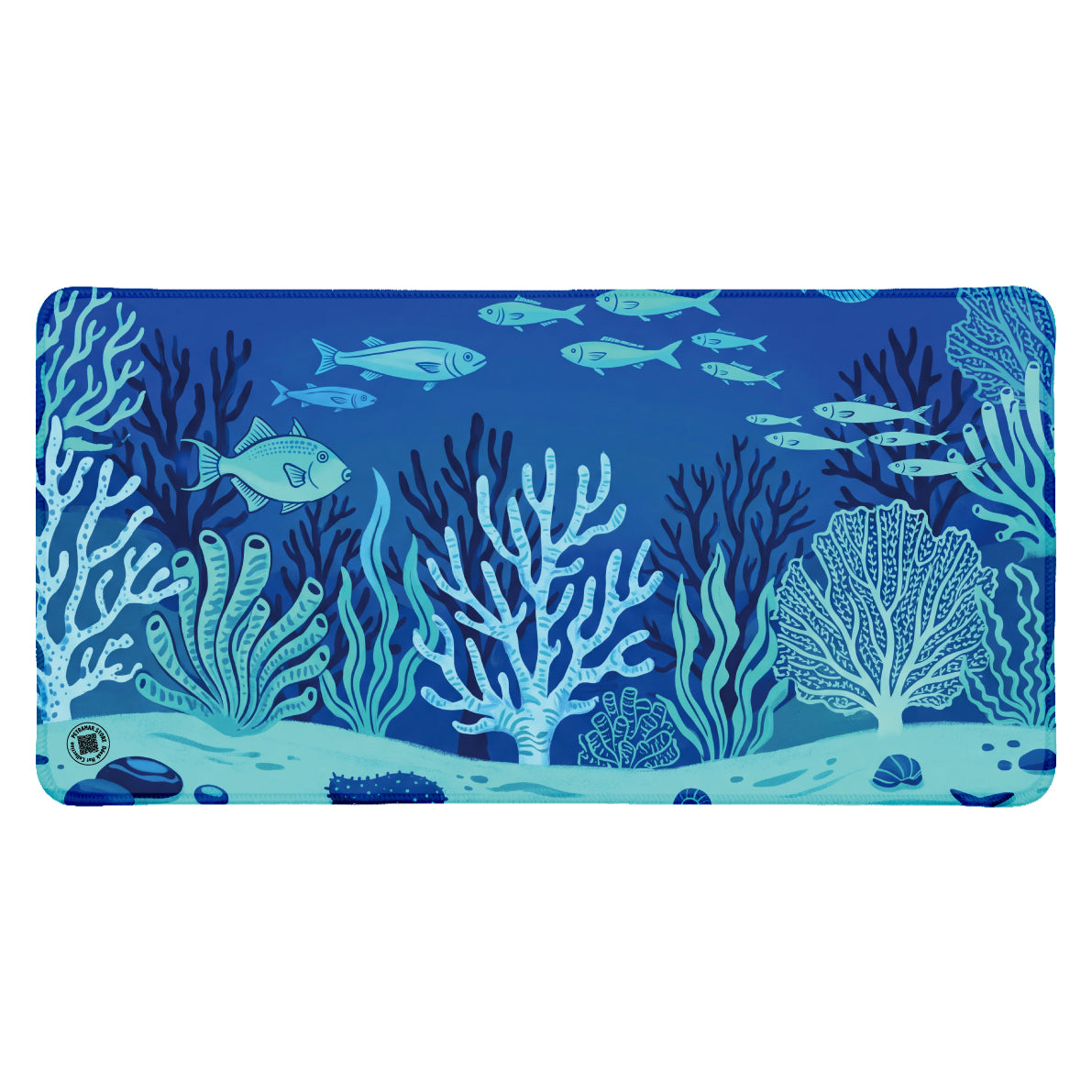 Nel mare blu - Desk Mat Ocean