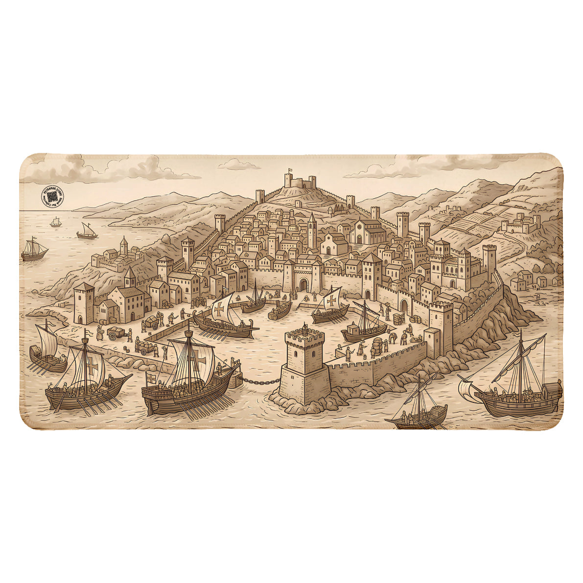 Citta di mare - Desk Mat Heritage
