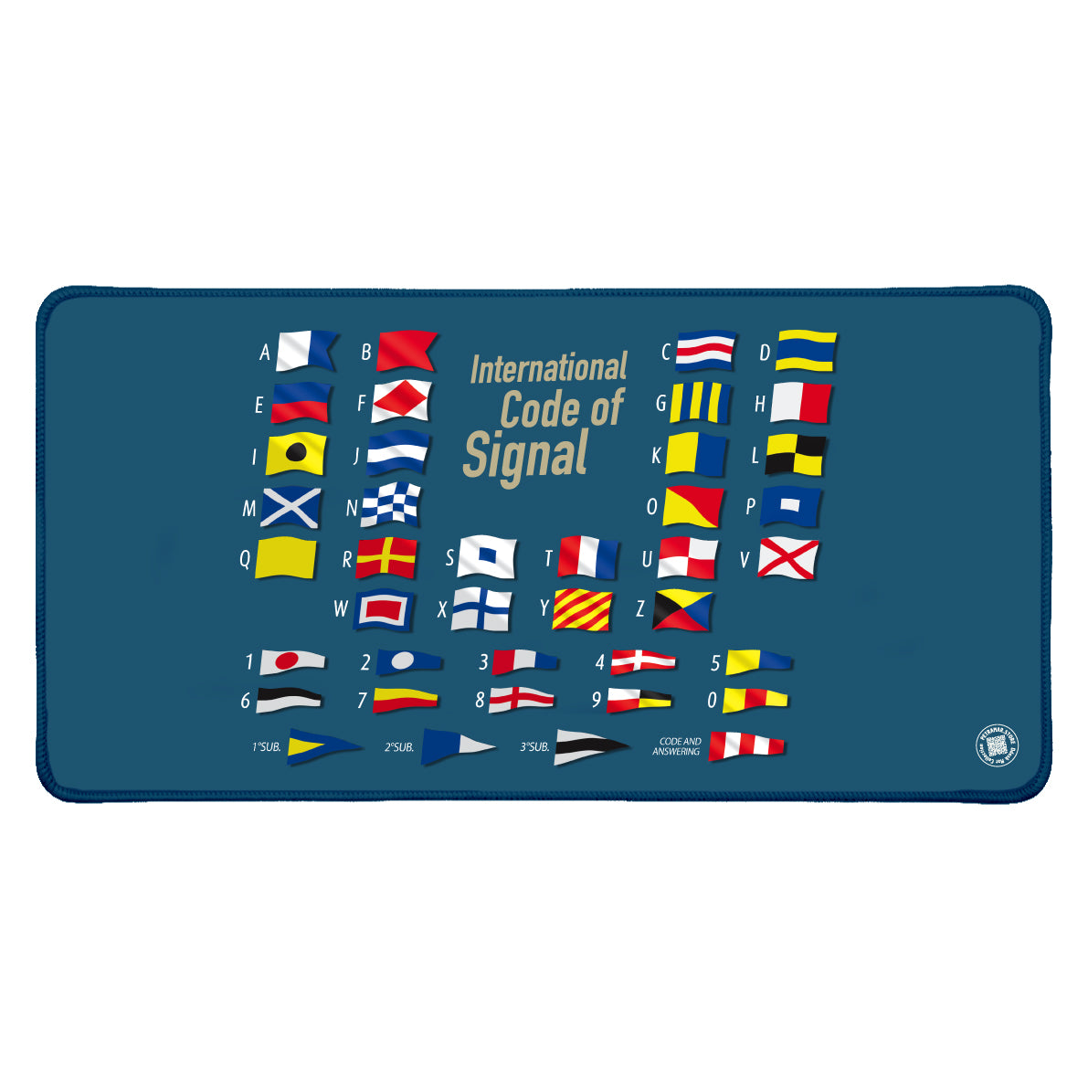 International Code of Signal - Desk Mat Nautical