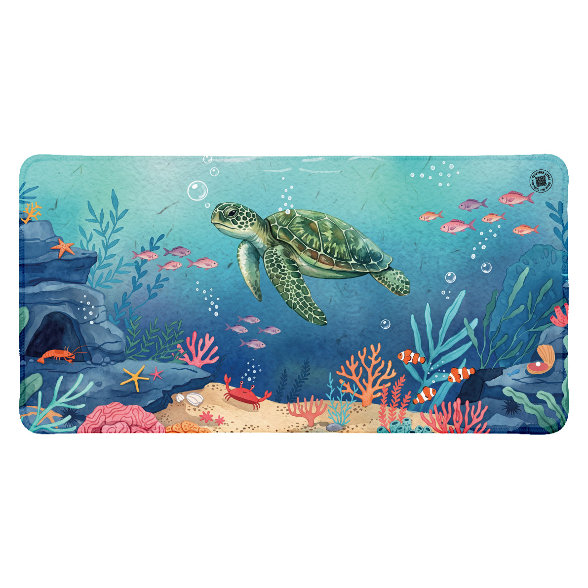 Turtle - Desk Mat Ocean