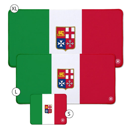 tappetino per la bandiera dell'italia mercantile