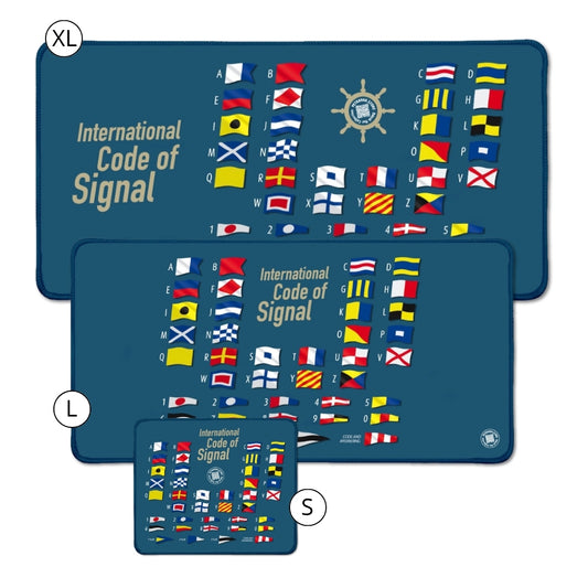 International Code of Signal - Desk Mat Nautical