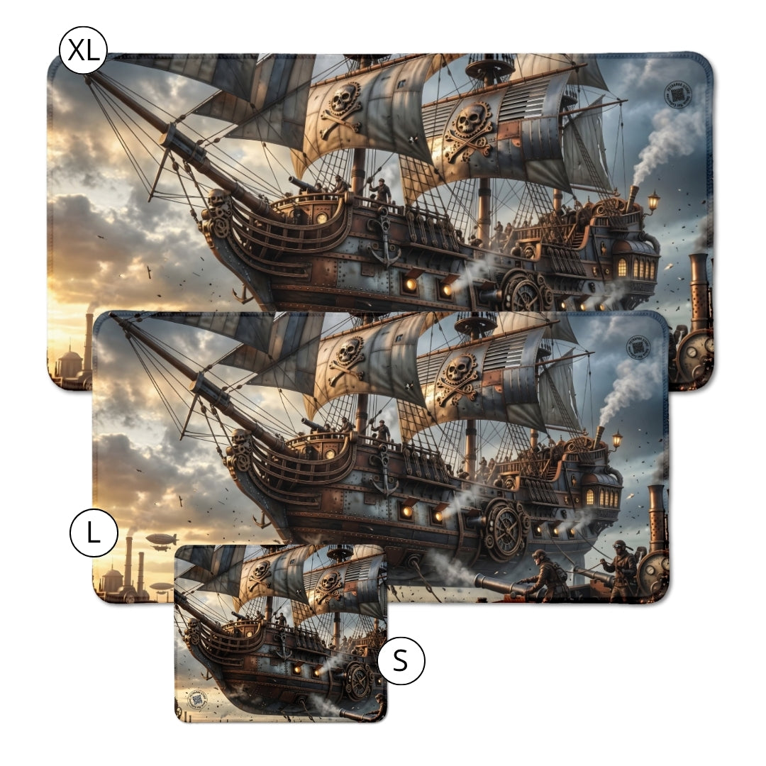 tappetino per il mouse pirati steampunk