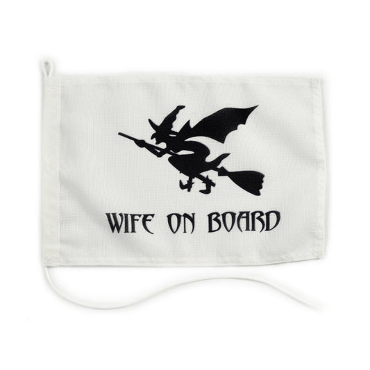 Bandiera di fantasia "Wife on Board"