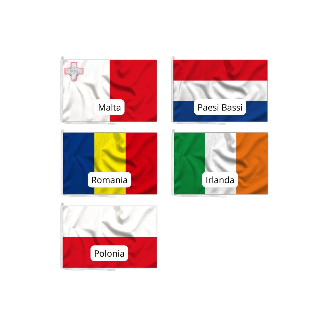 Set di 30 bandiere