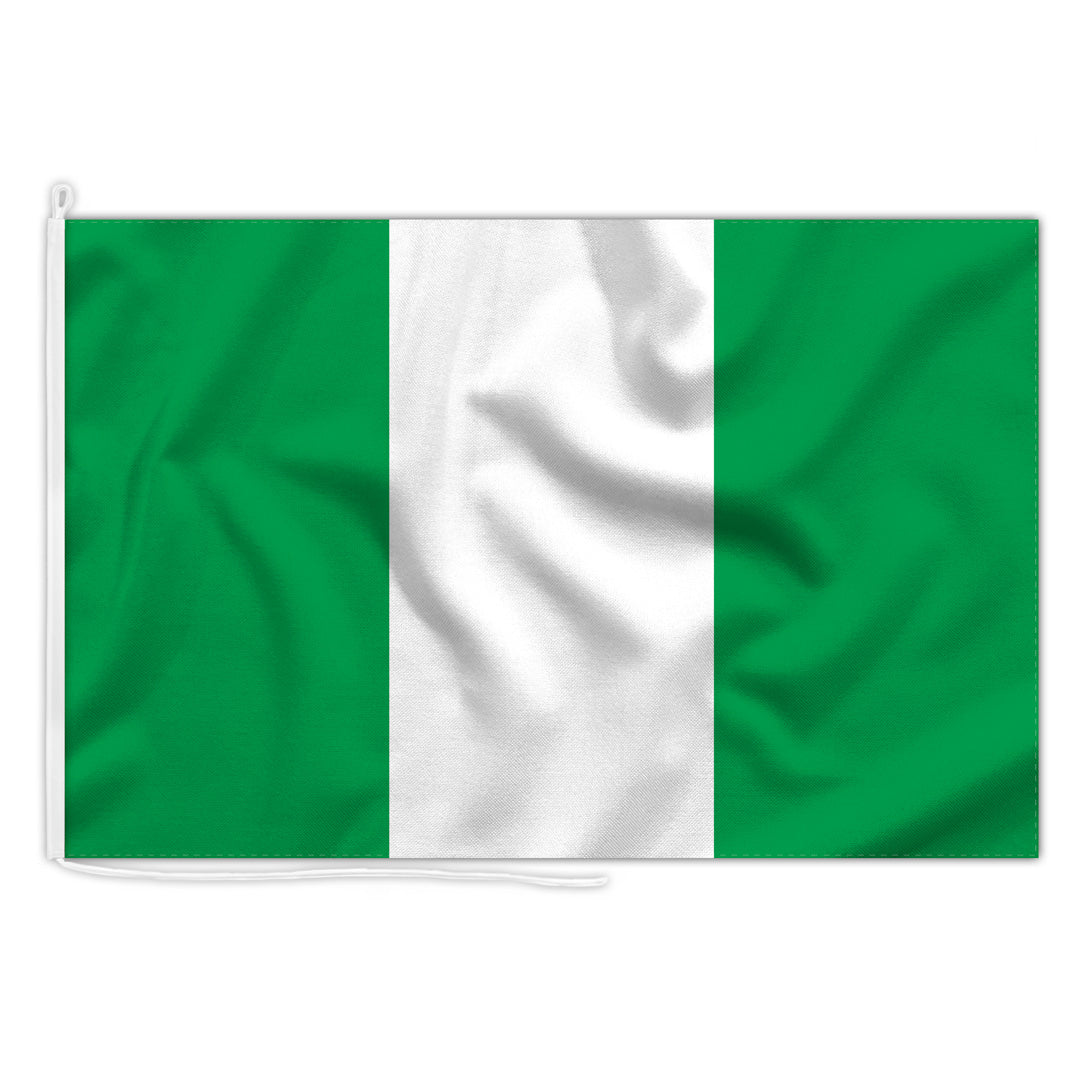Bandiera Della Nigeria 150x90 Cm, In Poliestere Resistente, Strappo-Resistente, Antivento E Antipioggia, Colori Vivaci