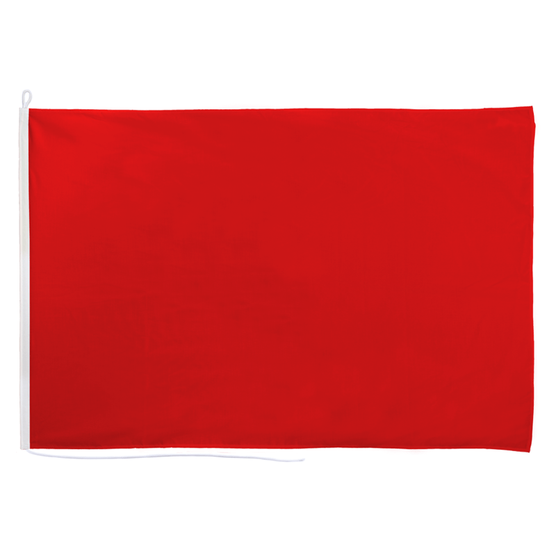 Kit drapeau rouge-jaune-blanc pour établissements balnéaires